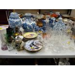 Large parcel of decorative porcelain and glassware etc