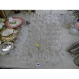 A large parcel of quality drinking glassware