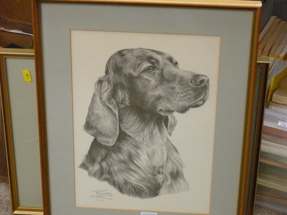 M J SIBLEY fine print - hound dog