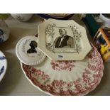 Barton Arcade china and glass commemorative plate for 'The Lord Bishop of Manchester' and similar