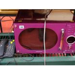 Purple Daewoo KOR-6N9RP microwave oven E/T