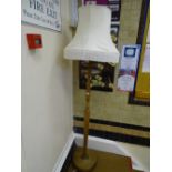 Vintage standard lamp and shade E/T