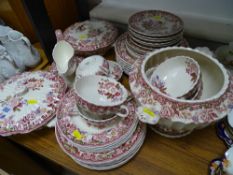 Approx forty five pieces of Spode 'Chelsea Bouquet' dinnerware