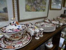 Masons Mandalay - large parcel (approx forty pieces) of good dinnerware including lidded tureen