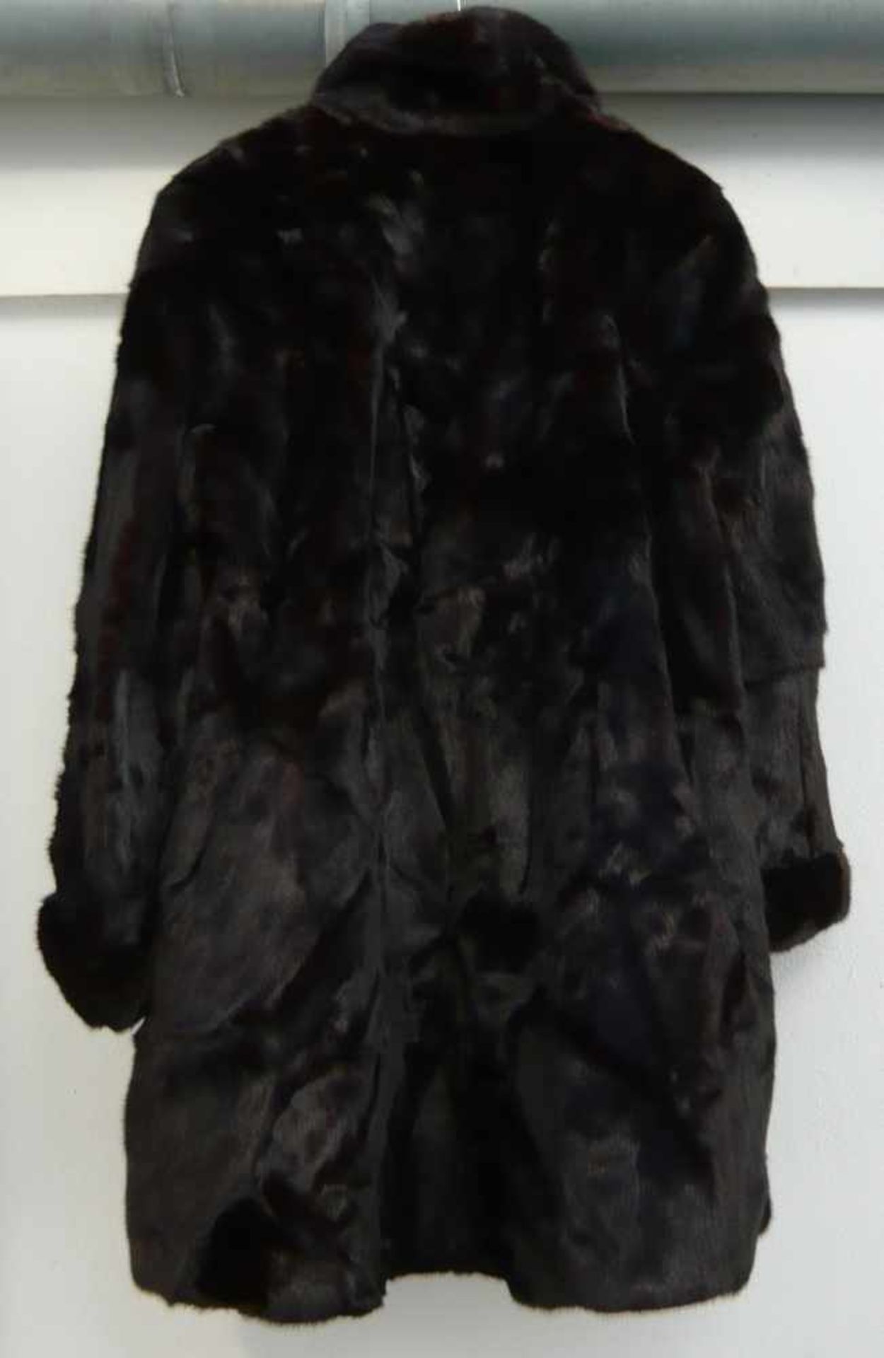 Schwarze Jacke aus Nerz. Vintage.Black mink jacket. Vintage. - Bild 2 aus 2