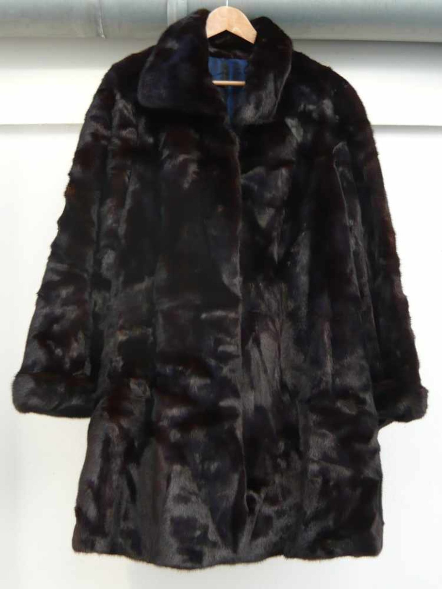 Schwarze Jacke aus Nerz. Vintage.Black mink jacket. Vintage.
