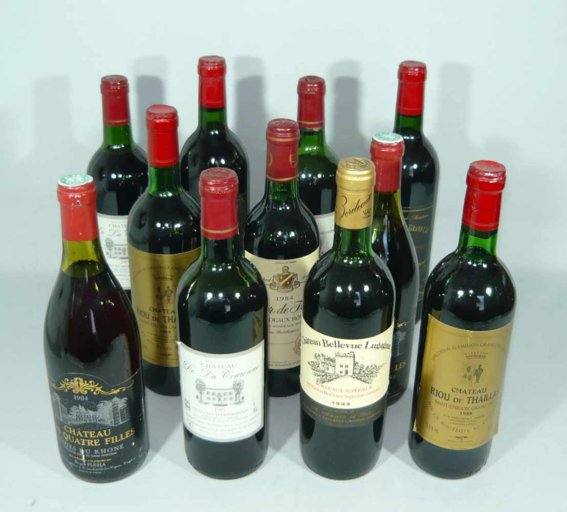 Spannendes Konvolut Bordeaux Weine. Bestehend aus: Louis Enschauer, Oliver de France, Bordeaux