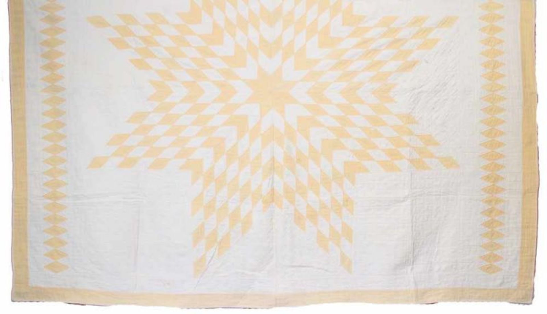 Quilt.North-East Ohio, um 1880. Baumwolle. L: 2,11 x 1,71 cm. Lit. America's Quilts and Coverlets L.
