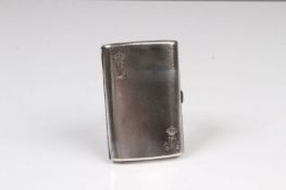 Zigarettenetui.Silber 800. Gew. ca. 89 g. L: 9,5 x 6 cm. 20.00 % buyer's premium on the hammer price