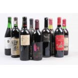 11 Flaschen versch. Rotweine.U.a. 1992 Rapsani Grand Reserve Private Collection sowie Metochi