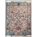 Very Fine Pictorial Persian Rug from Tabriz