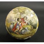 19th C. Viennese Enamel on Silver Miniature box