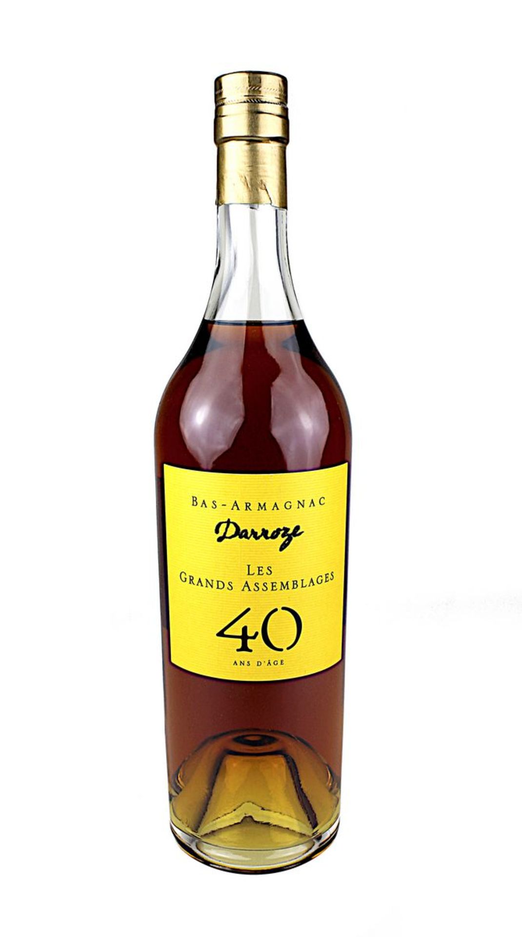 1 Flasche Bas - Armagnac Darroze, 40 ans d`age, les grands assemblages, 0,7 l, Füllhöhe: Halsansatz,