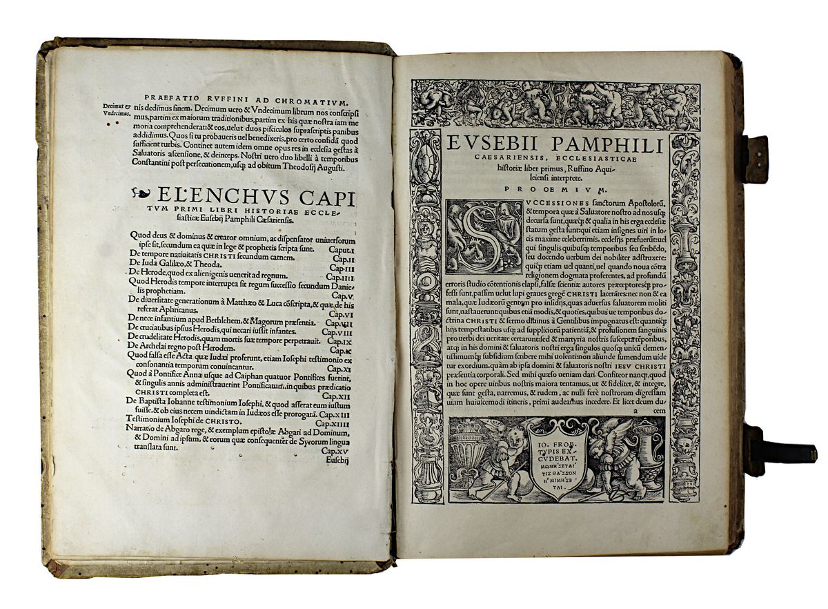 Eusebius von Caesarea, [Autores Historiae Ecclesiasticae], Eusebii Pamphili Caesariensis Libri