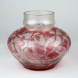 De Vez - Vase, Cristallerie de Pantin, Stumpf, Touvier, Violett et Cie, um 1900, mundgeblasener