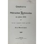 Zwei Bücher bzw. Schrift zum Pfälzischen Aufstand 1849, Proklamation an die Mitbürger der