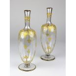 Paar Baccarat-Vasen, franz. um 1900, Cristalleries de Baccarat, Meurthe et Moselle,