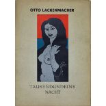 Lackenmacher, Otto (Saarbrücken 1927 - 1988 Saarbrücken), Mappe 1001 Nacht mit 20 Farbholzschnitten,