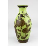 Loetz / Velez Art Déco-Vase, Johann Loetz-Witwe Klostermühle Böhmen um 1920, ovoider