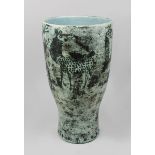 Jacques Blin (1920-1995), Große Vase, Keramik, Frankreich 1950er Jahre, Keramik heller Scherben,