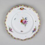 Meissen, Teller, 1774-1814, Marcolini-Zeit, Porzellan, weißer Scherben, runder Teller mit