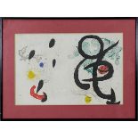 Miró, Joan (Barcelona 1893 - 1983 Palma de Mallorca), "Miró - Artigas", Farblithographie, 36 x 54,