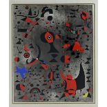 Miro, Joan (1893-1983), " Personages dans la nuit guides par les traces phosphorescentes des