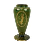 Baccarat - Malachitglas - Vase, um 1850/60, Cristalleries de Baccarat, Meurthe et Moselle,