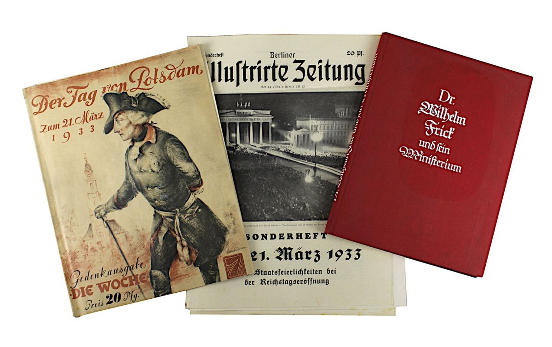Konvolut Schriften Deutsches Reich 1933-45 Sonderheft "Der Tag von Potsdam" 21. März 1933 "