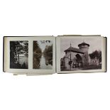 Fotoalbum um 1900, qualitätvolle Aufnahmen von Berlin und Umgebung, dem Harz, der Ostsee sowie der