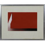 King, Cecil (Rathdrum 1921 - 1986), Komposition in Rot, Mischtechnik, unt. re. sign., 18,5 x 29