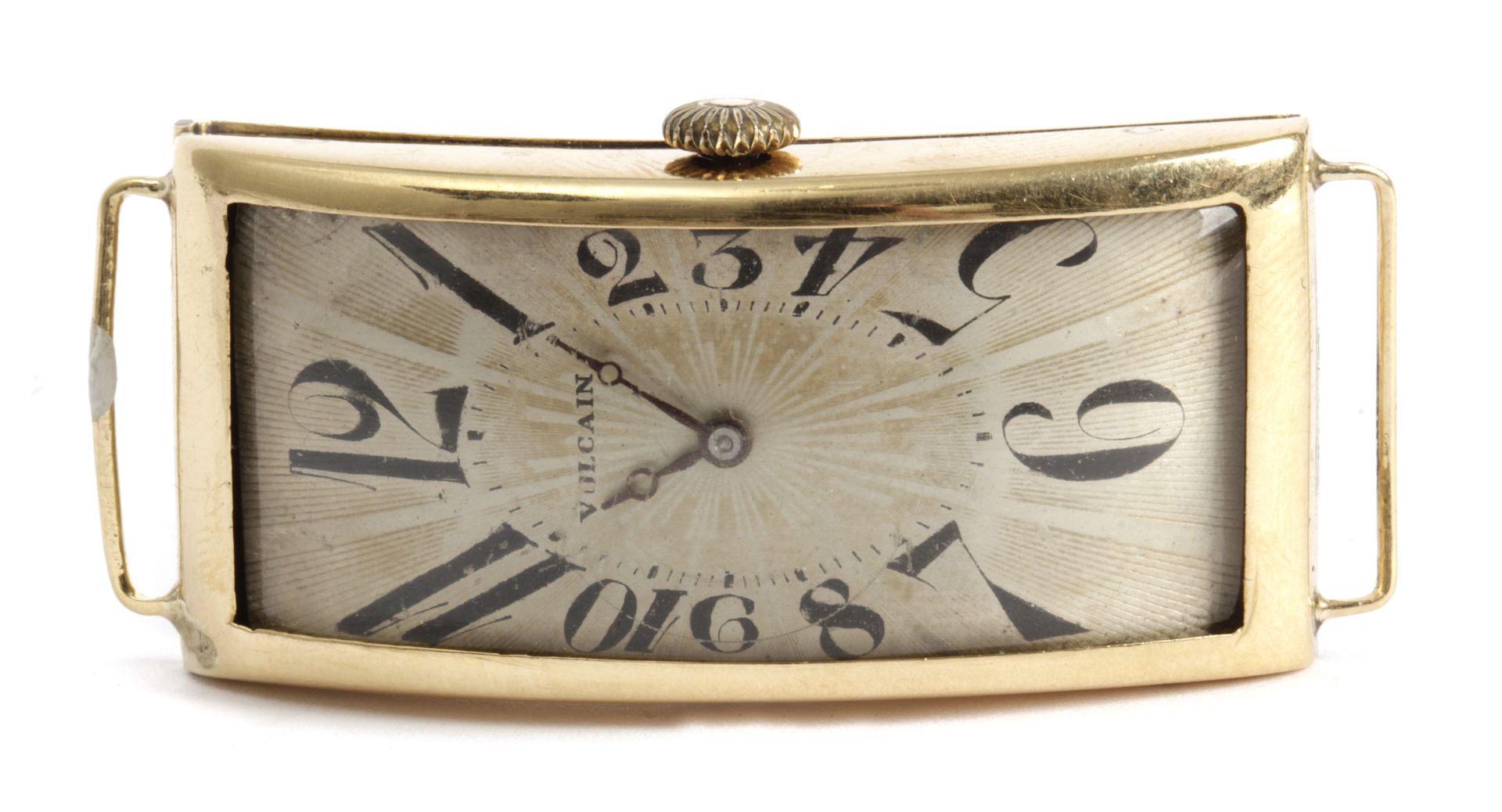 Vulcain circa 1928. 18 ct. yellow gold wristwatch case - Image 2 of 2