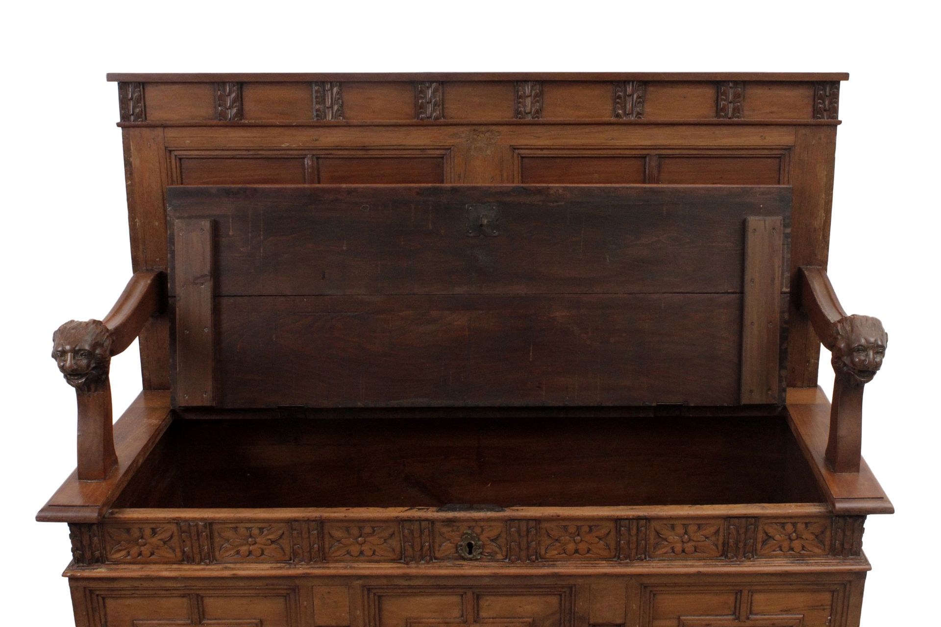 18th and 19th centuries Spanish walnut bench