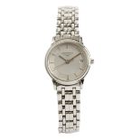 Longines ladies stainless steel wristwatch