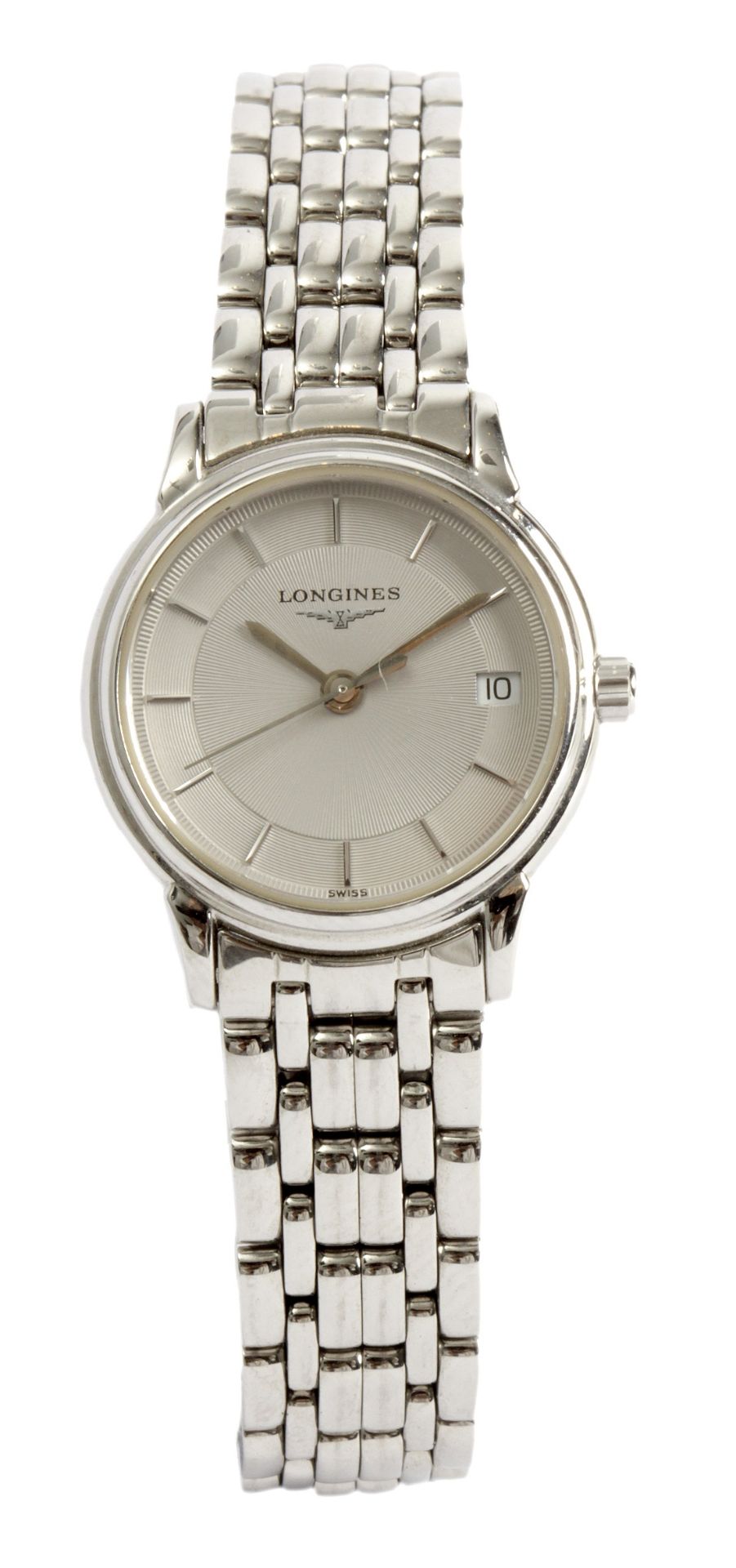 Longines ladies stainless steel wristwatch