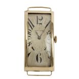 Vulcain circa 1928. 18 ct. yellow gold wristwatch case