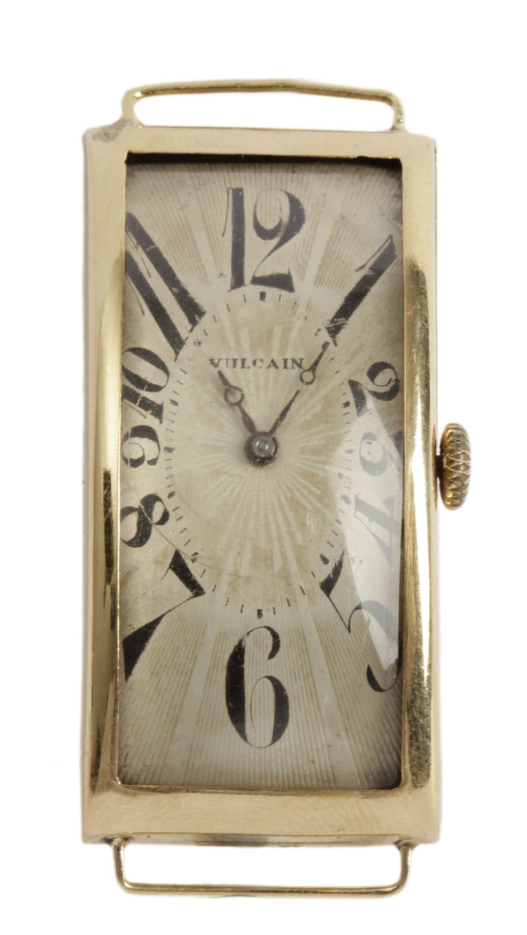 Vulcain circa 1928. 18 ct. yellow gold wristwatch case