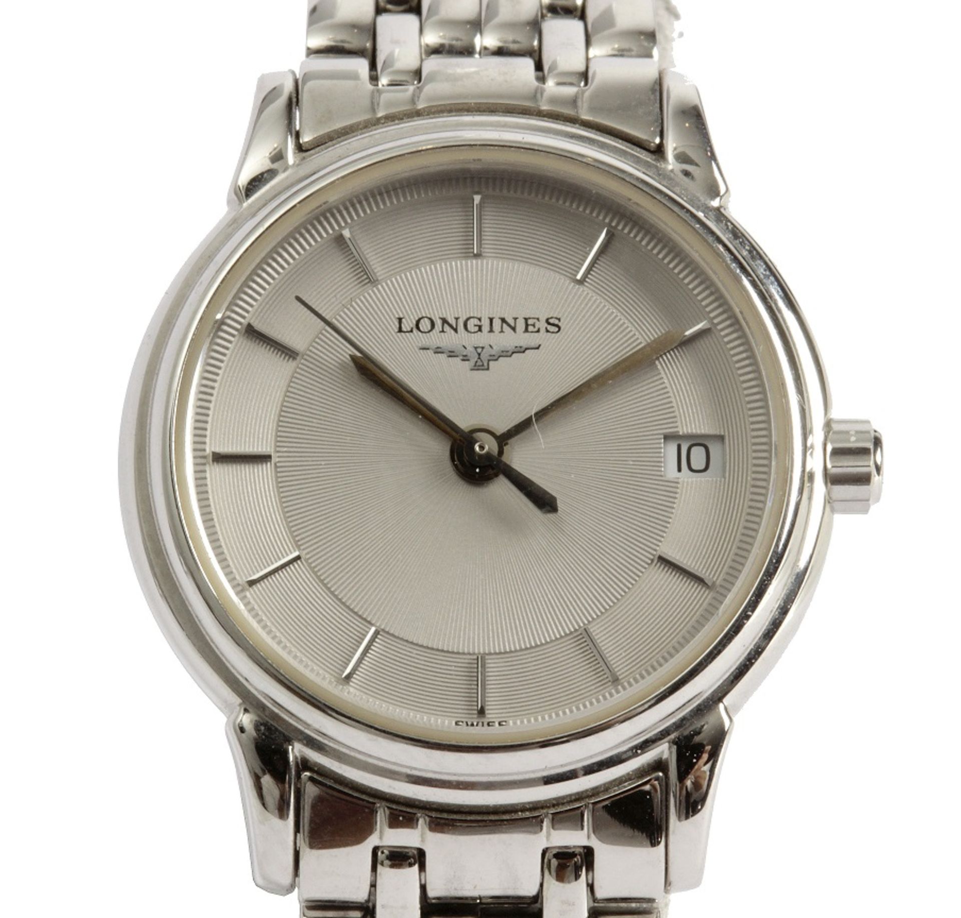 Longines ladies stainless steel wristwatch - Image 2 of 3