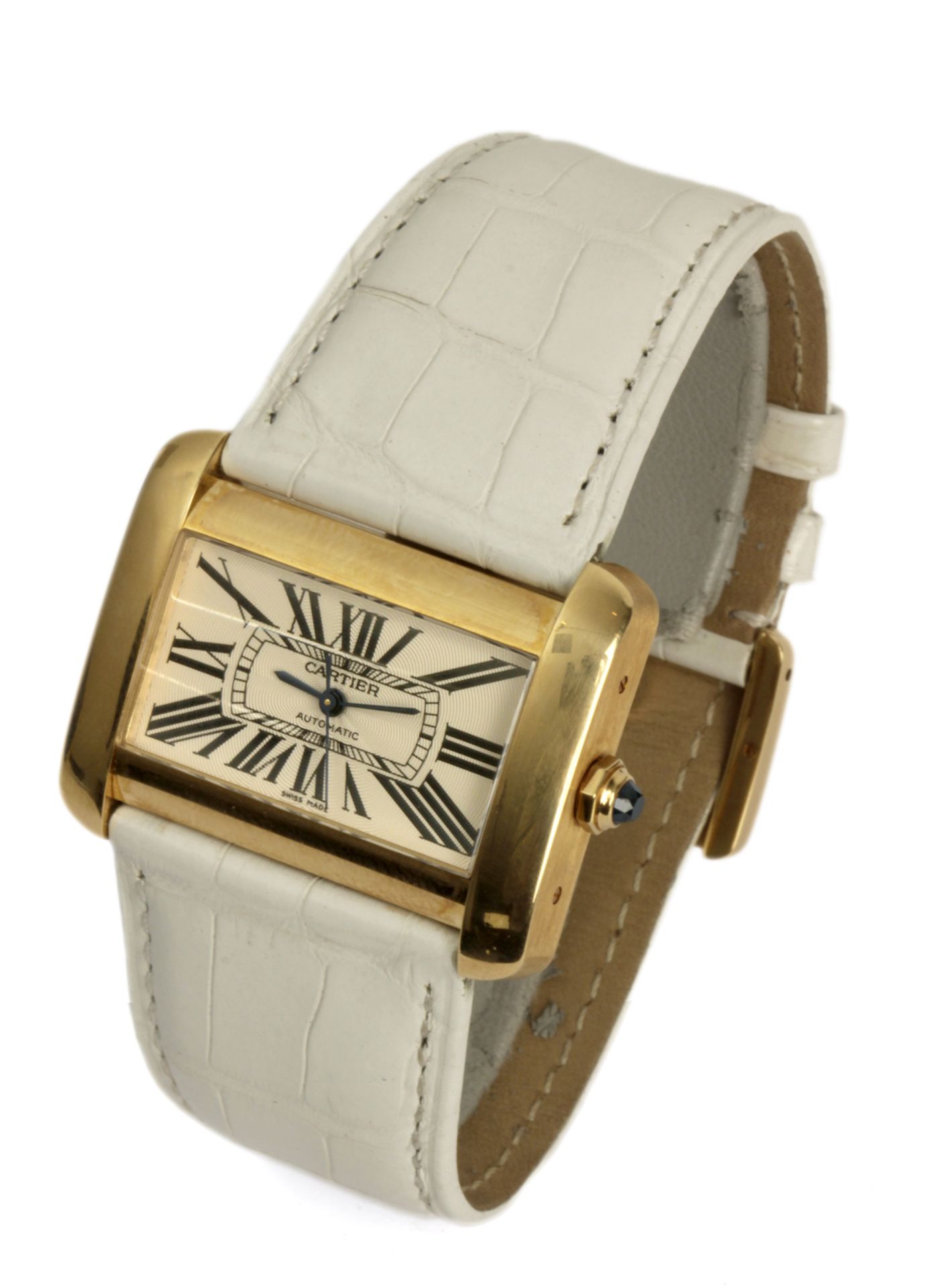 Cartier Divan XL ladies 18 ct. Gold wristwatch