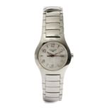 Longines ladies stainless steel wristwatch