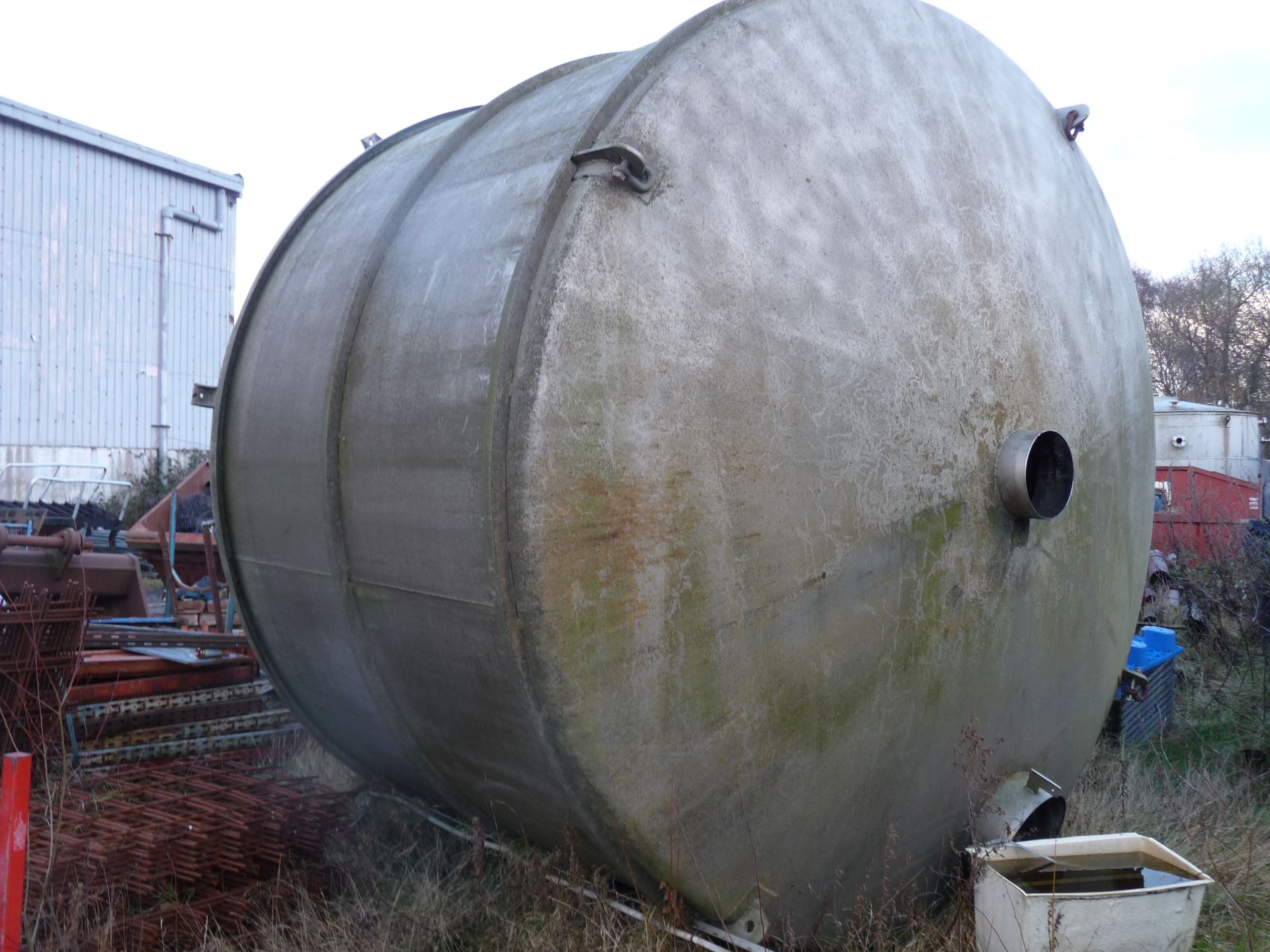 Stainless Steel Cylindrical Vertical Tank