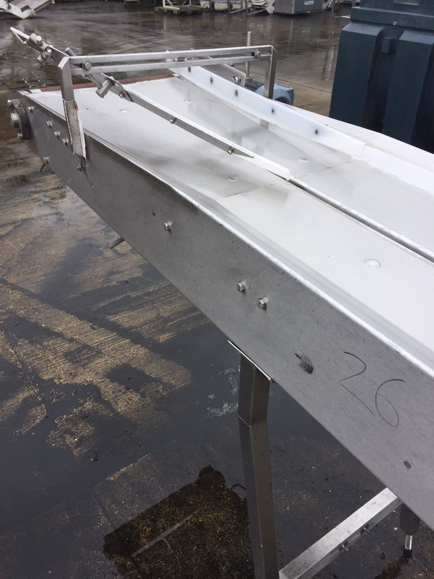 Stainless Steel Framed Inclined Conveyor - Image 3 of 3