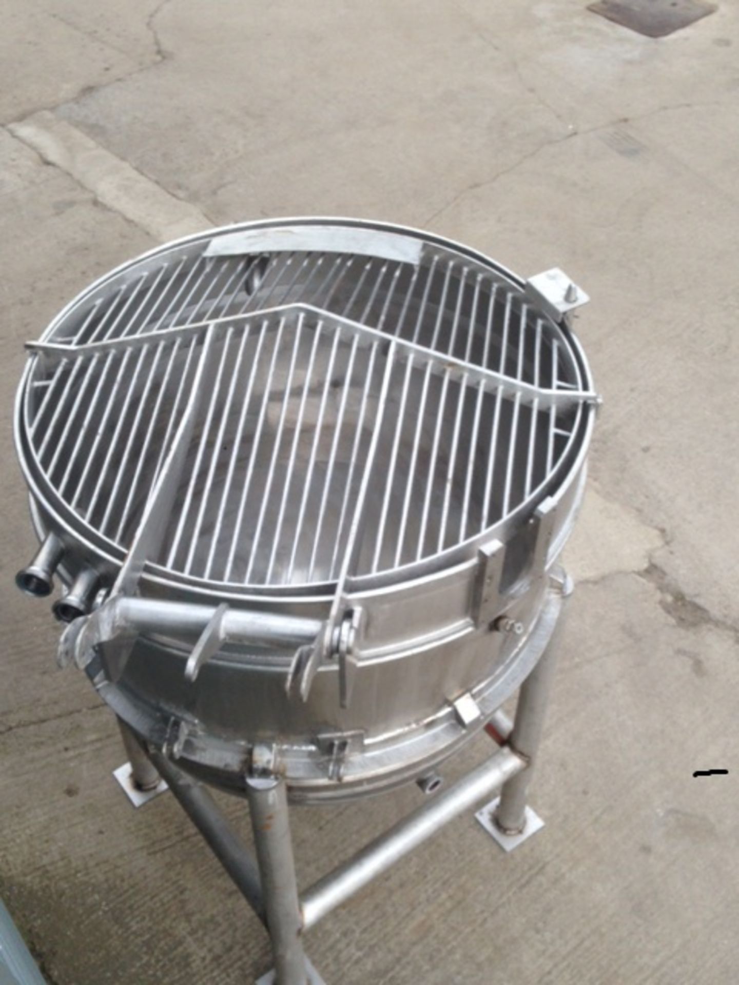Stainless Steel A.P.V. Scraped Wall Pan