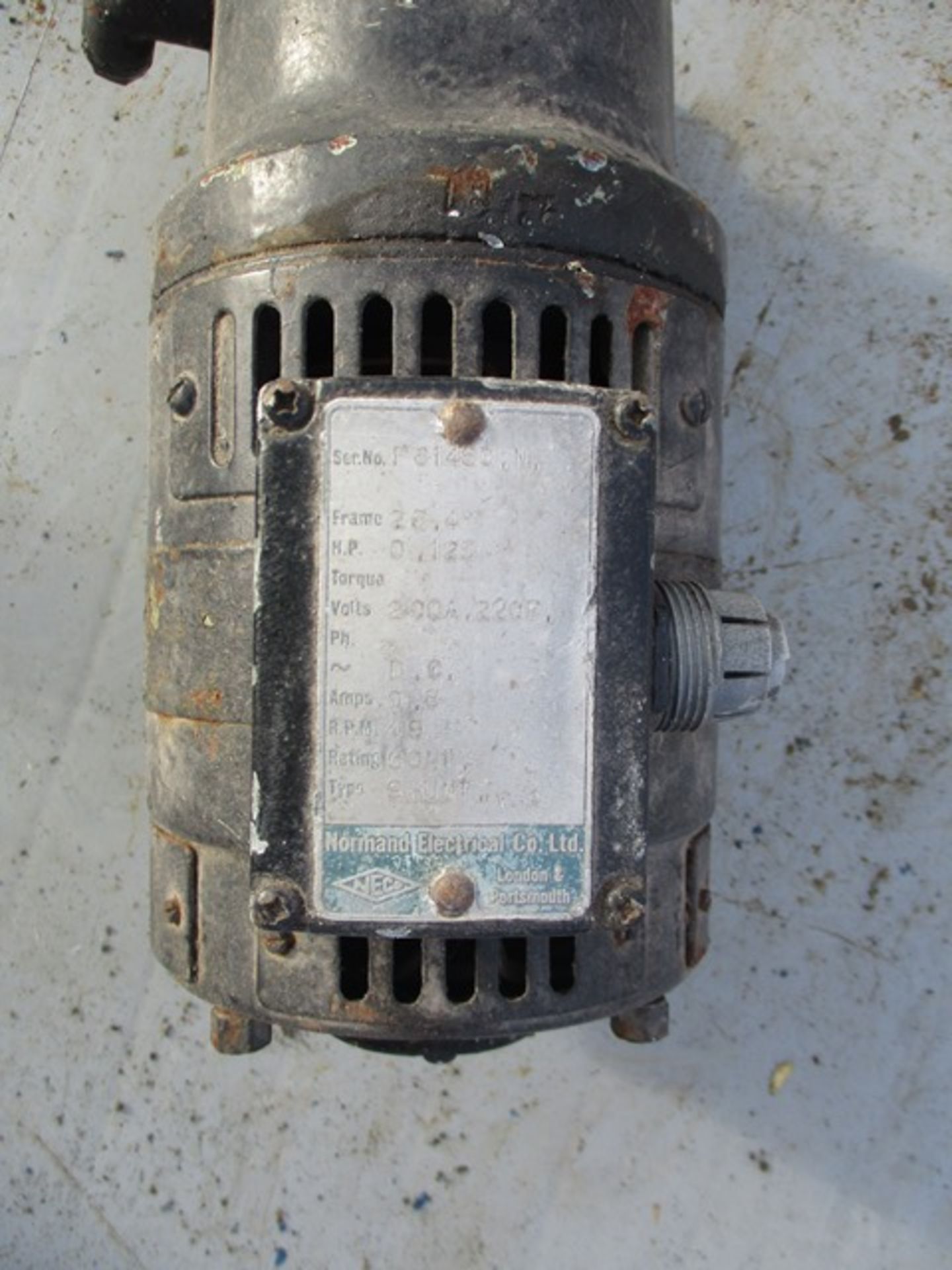 Normand Electrical SHUNT Motor Gearbox - Image 2 of 2