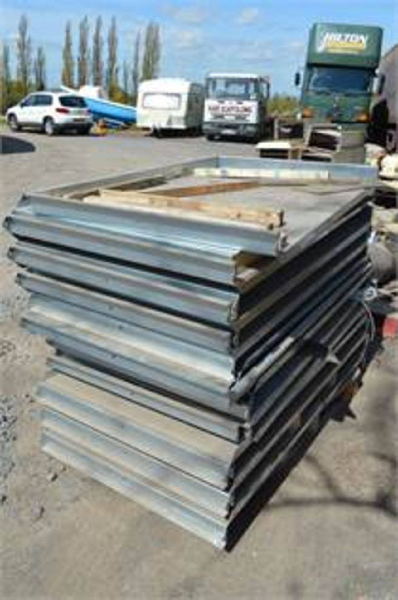 approx. 16 Galvenised Steel Bins Panels - Image 2 of 2