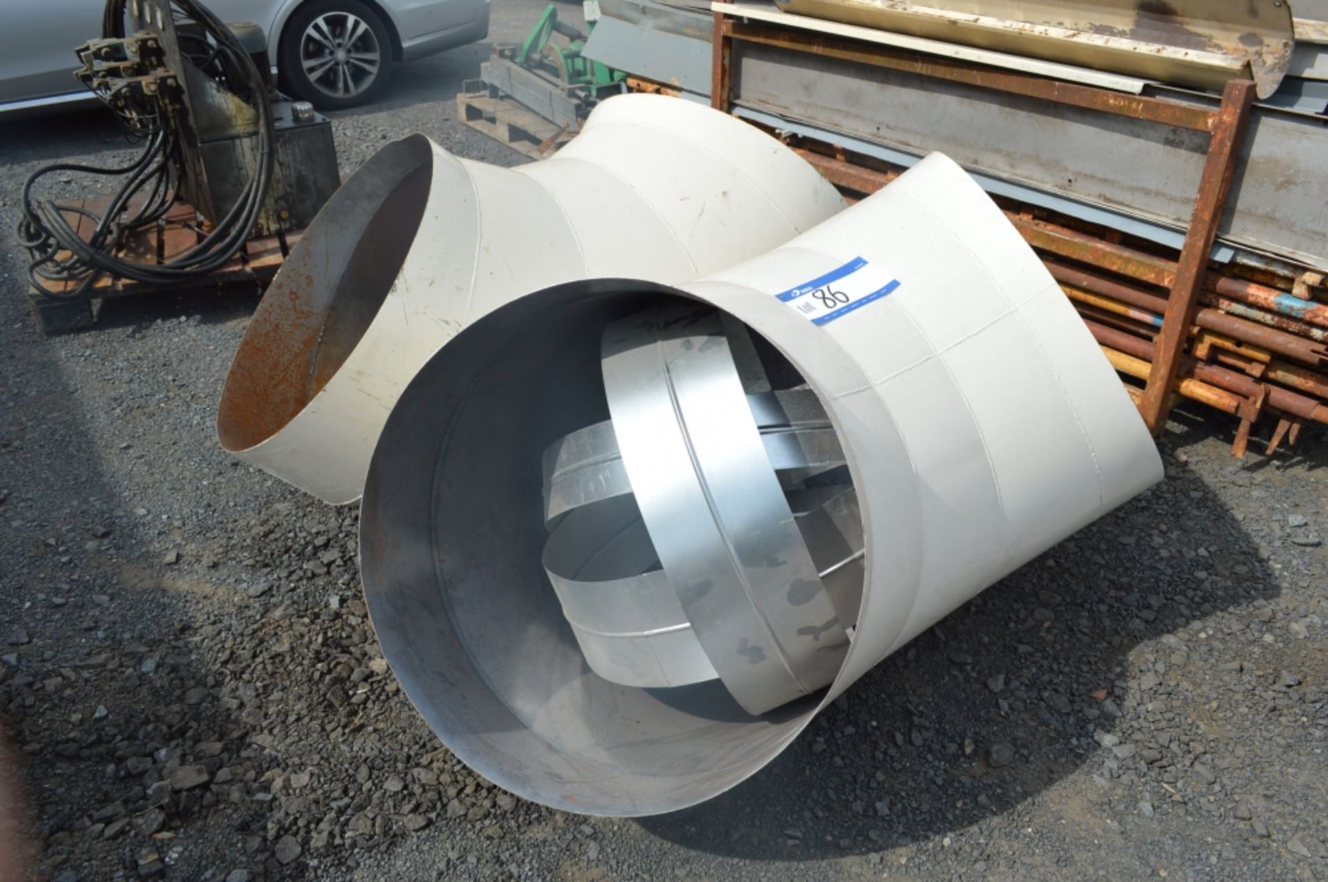 Two 800mm dia. Radius Duoting Sections