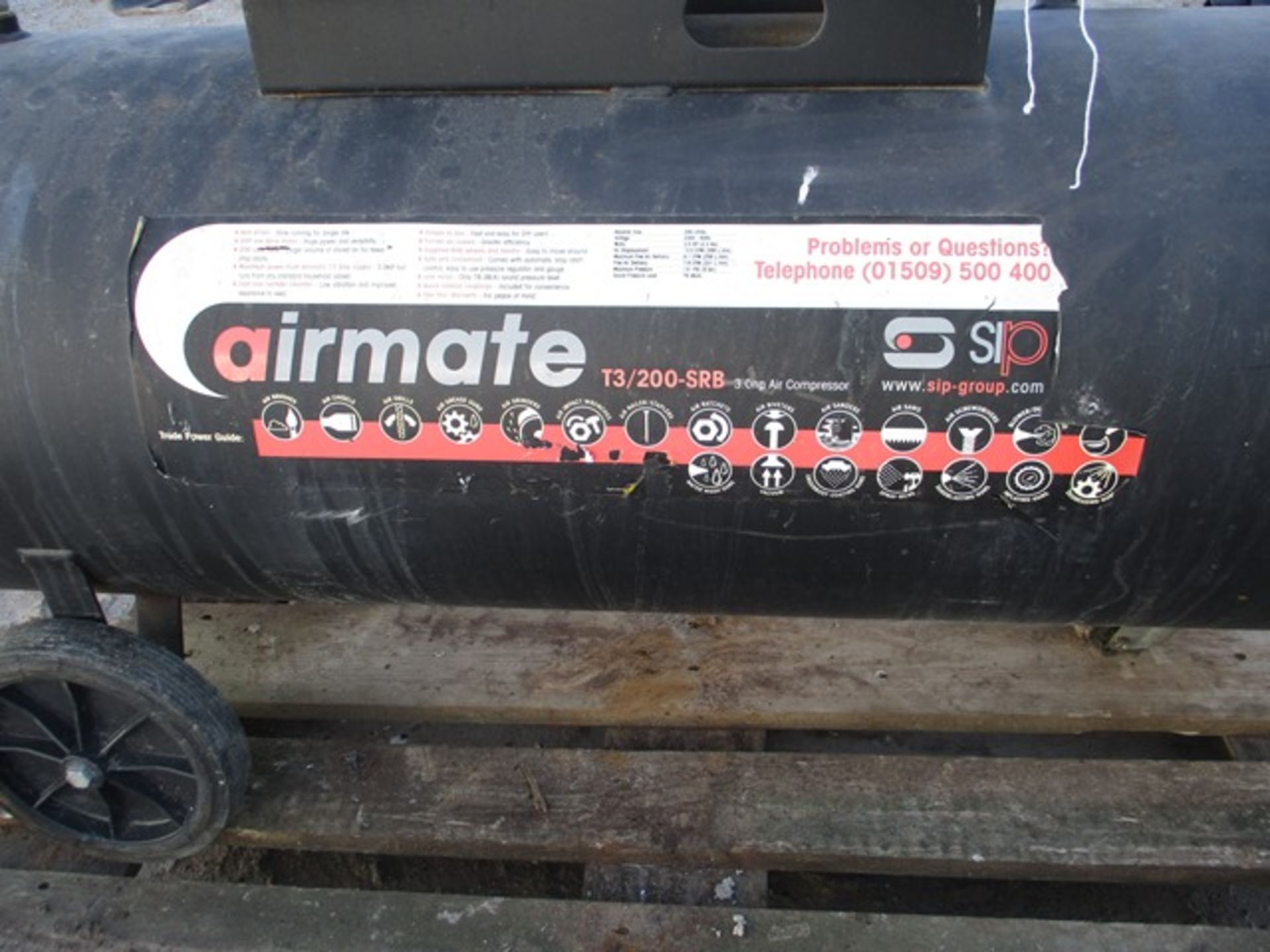 Airmate T3/200-SRB Air Compressor Tank - Image 2 of 2