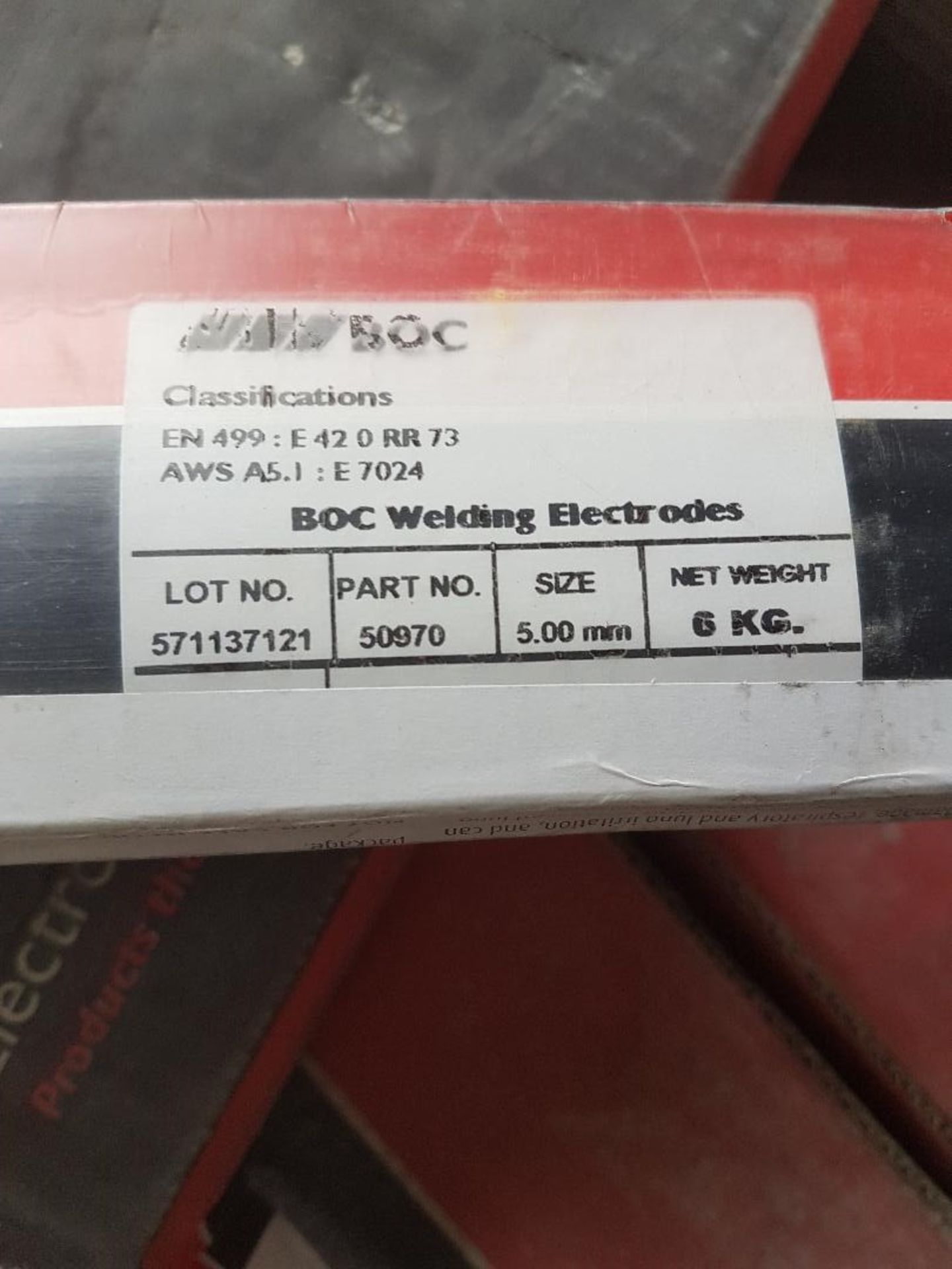 BNIB BOC Welding Rods/Electrodes - Image 5 of 5