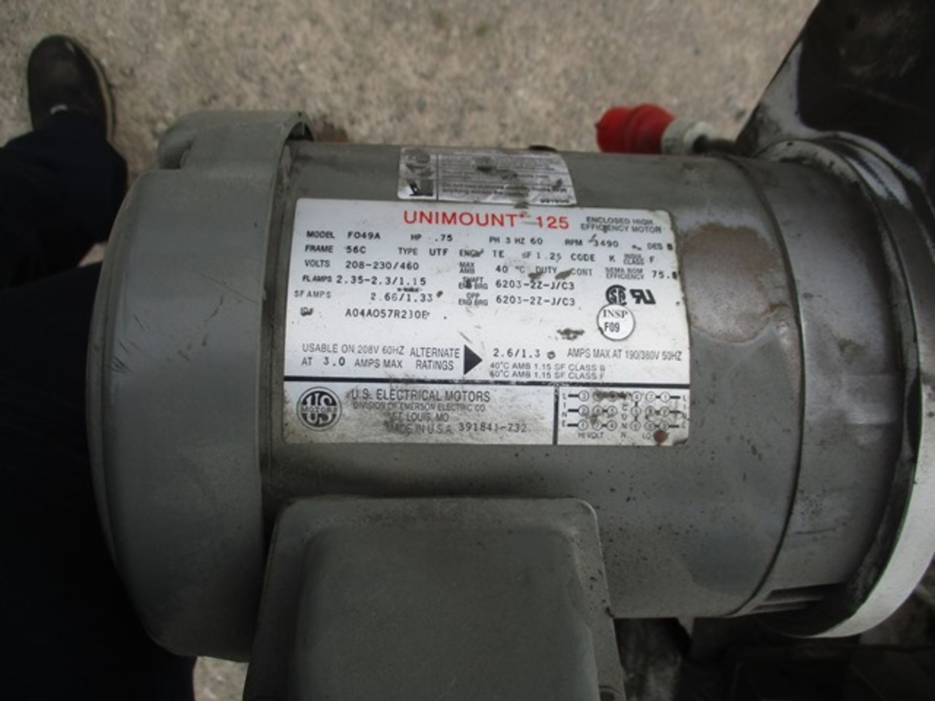 Unimount 125 F049A Bench Grinder - Image 4 of 4
