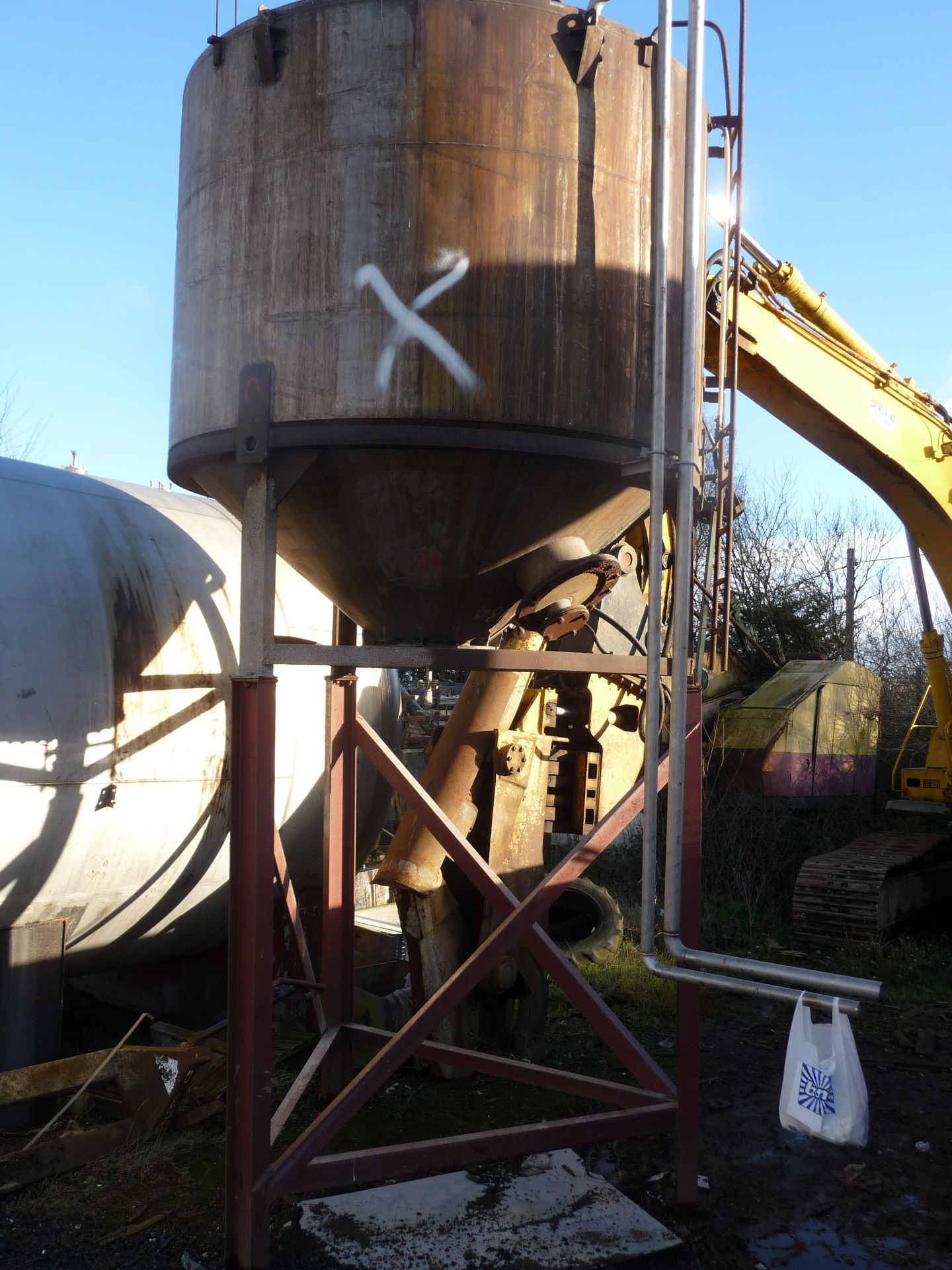 Stainless Hopper/Silo Tank